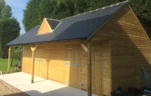 Fully Clad Main Stables Building