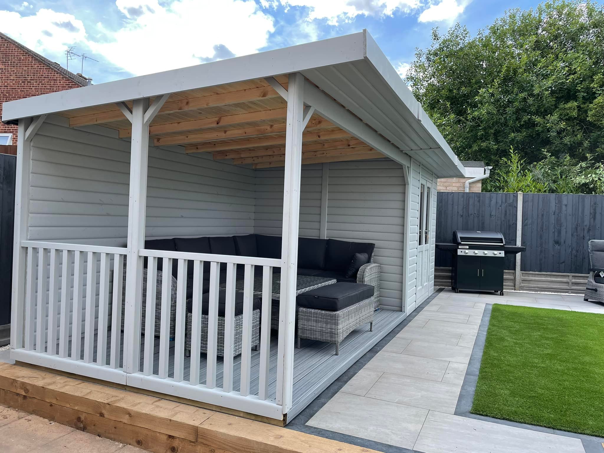 Nuneaton Gazebo Building with Storage Shed Heritage Timber Buildings