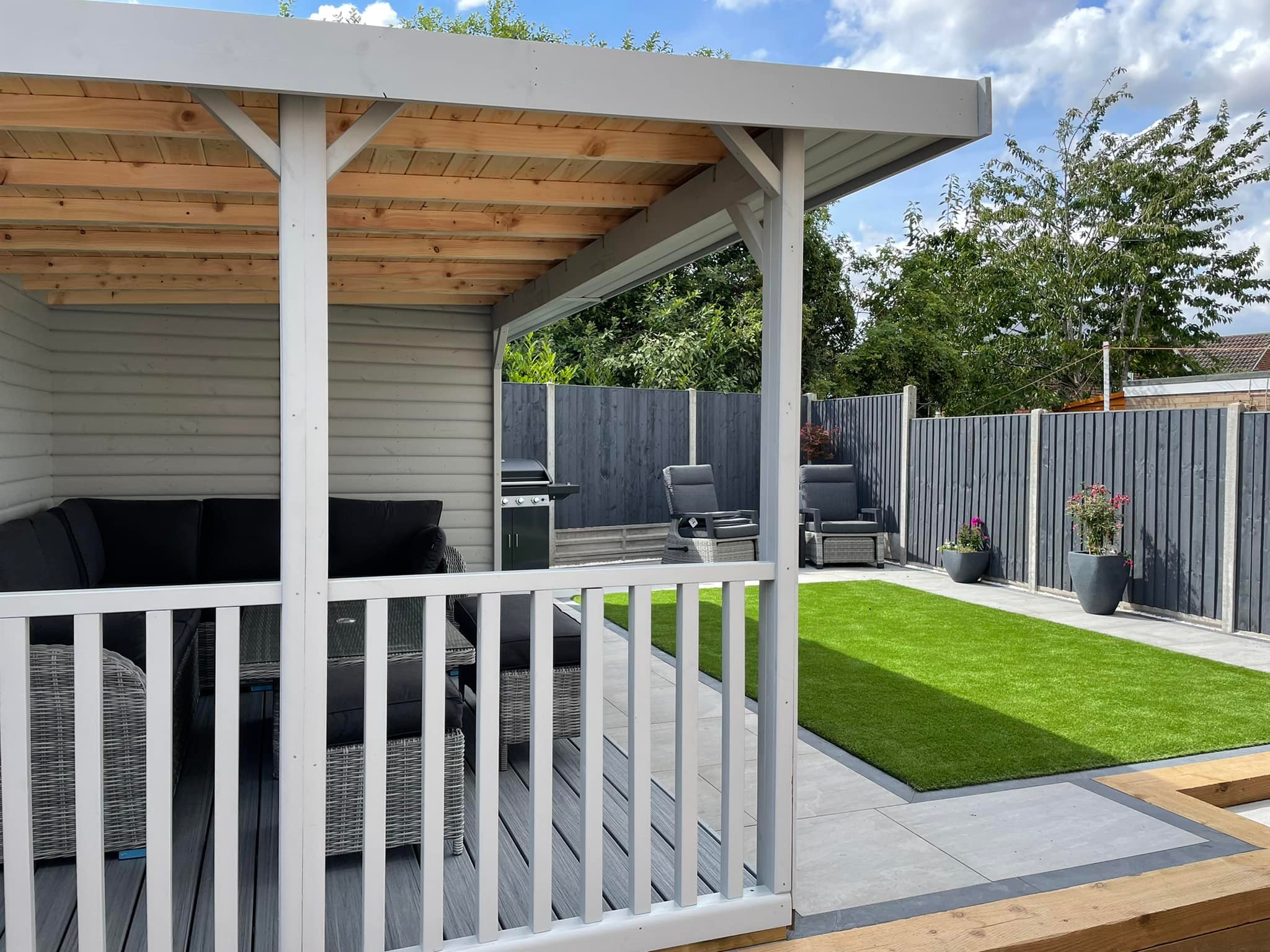 Nuneaton Gazebo Building with Storage Shed Heritage Timber Buildings